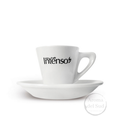 Intenso Espresso Tassen mit Untertassen