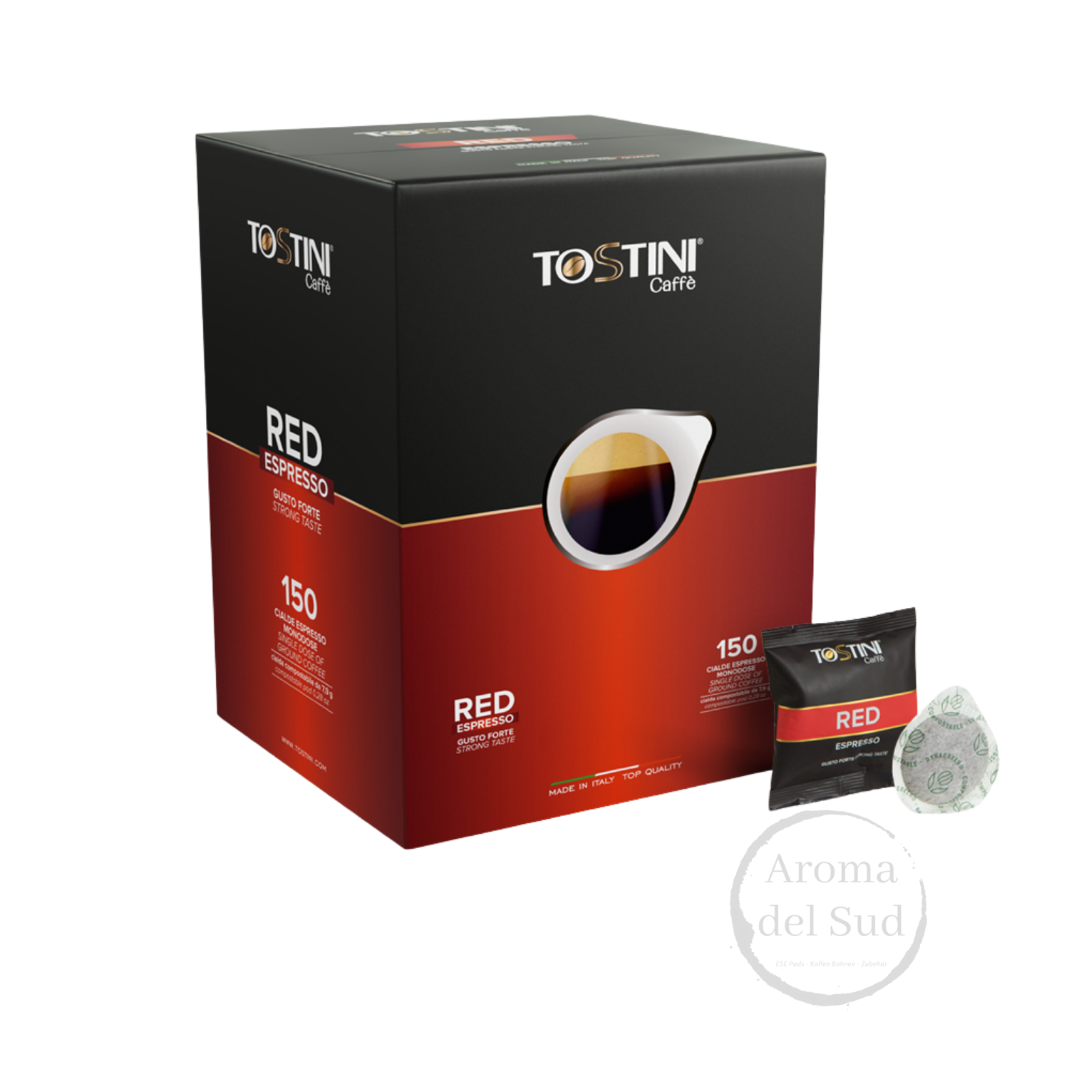 Tostini Red 150 ESE Pads