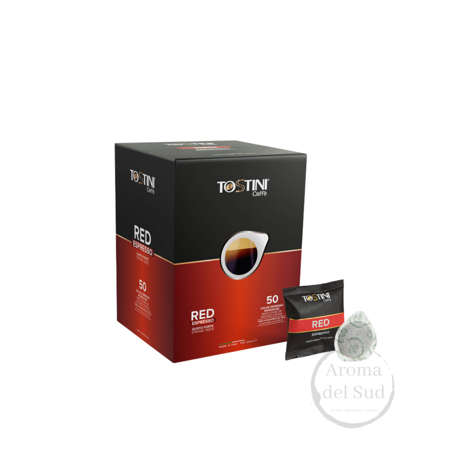 Tostini Red 50 ESE Pads